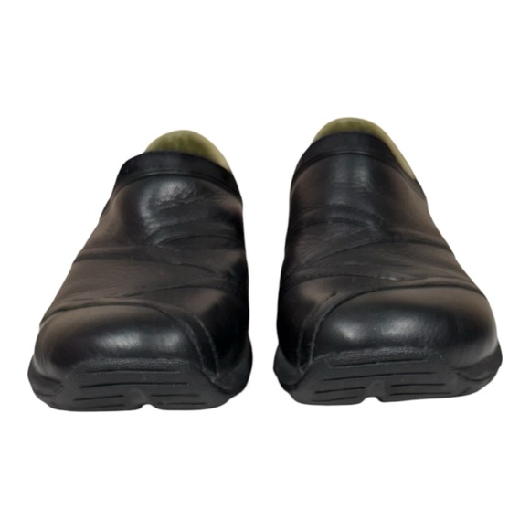 Merrell Primo Patch Black Leather Slip-On Comfort Clog Shoes Size 11 - Picture 4 of 11